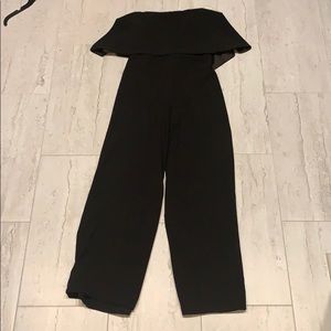 Strapless Black Jumpsuit